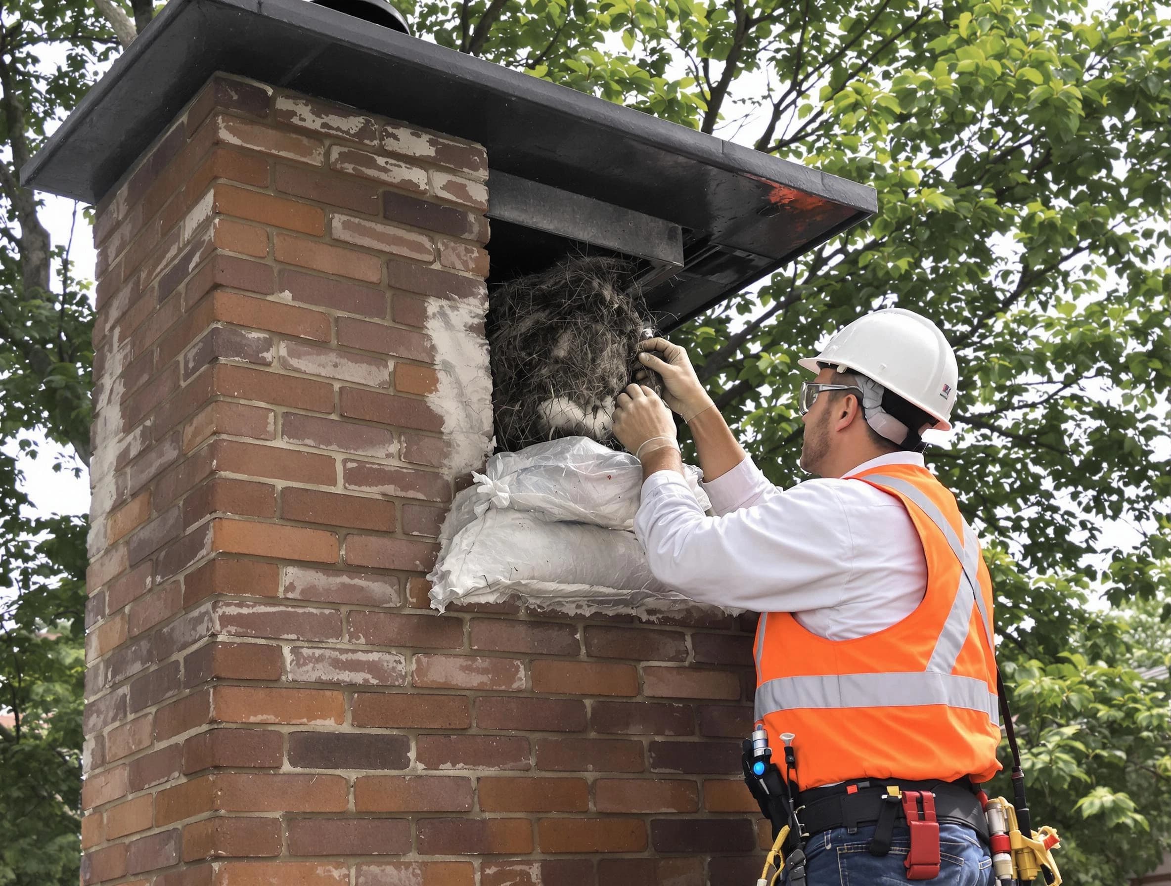 Humane removal of debris and animals by Richland Chimney Sweep in Richland, PA