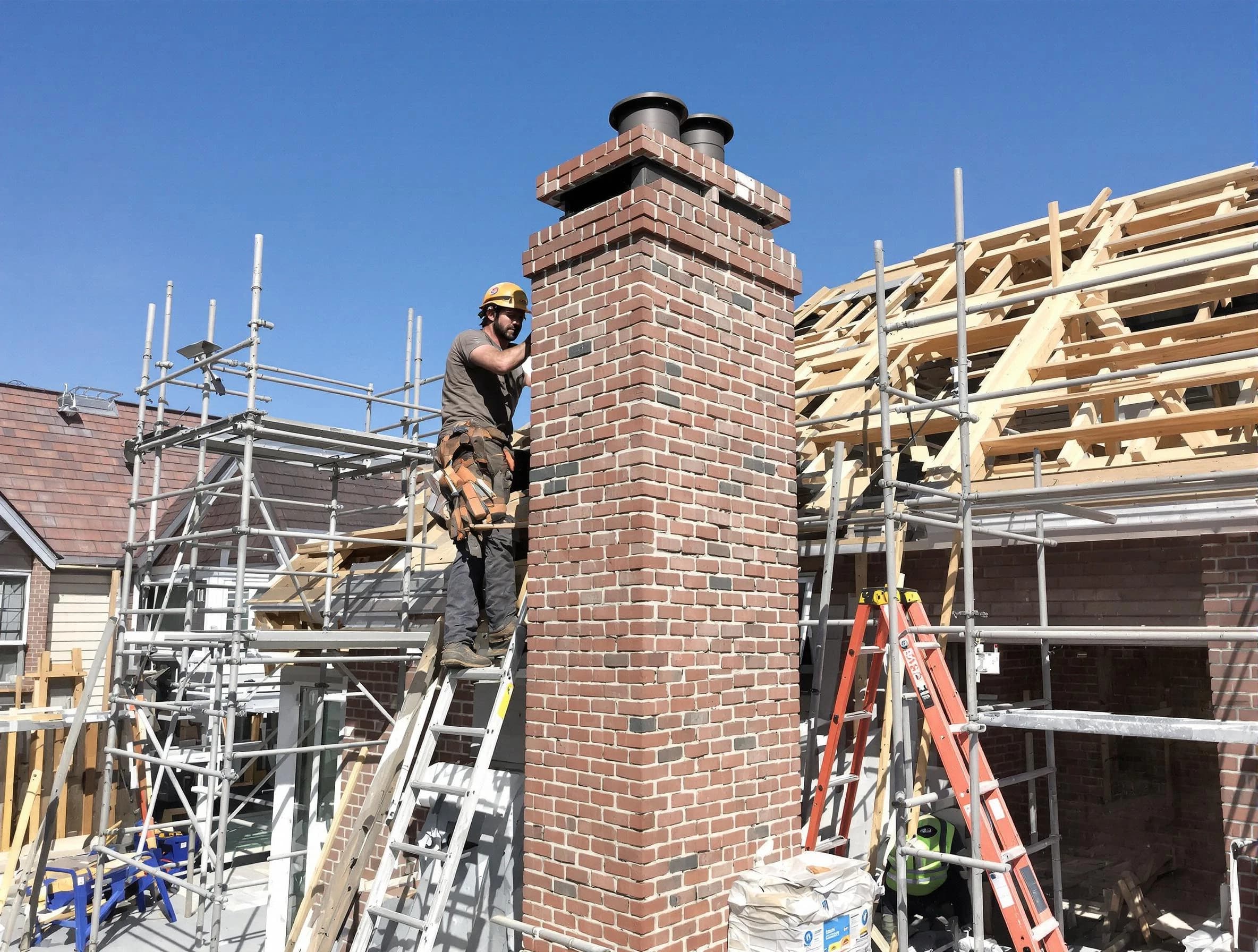 New chimney installation completed by Richland Chimney Sweep in Richland, PA