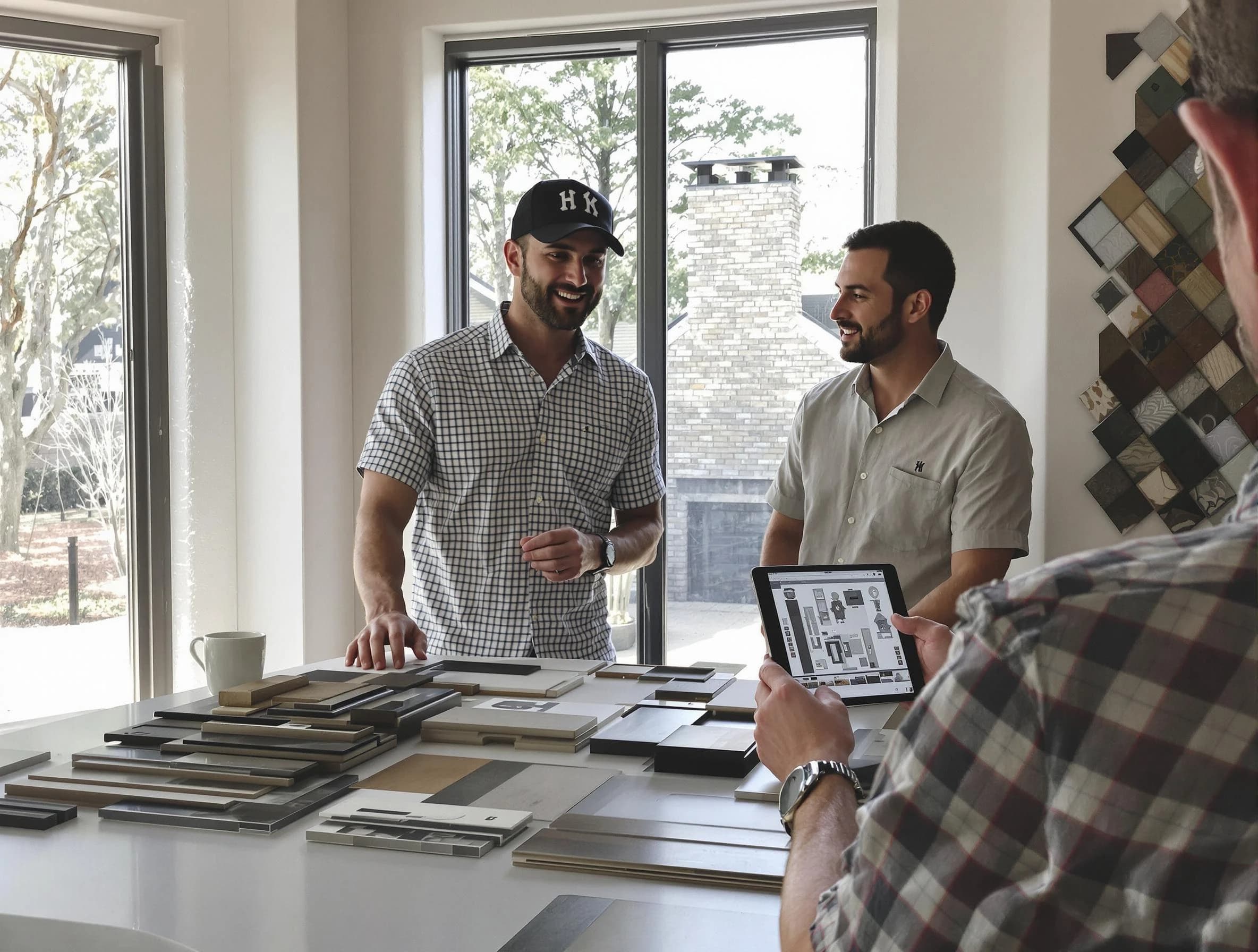 Richland Chimney Sweep remodeling a chimney and fireplace in Richland, PA