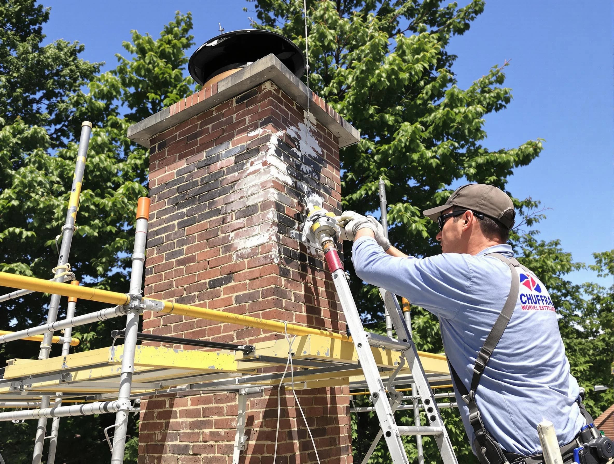 Structural chimney repair by Richland Chimney Sweep in Richland, PA