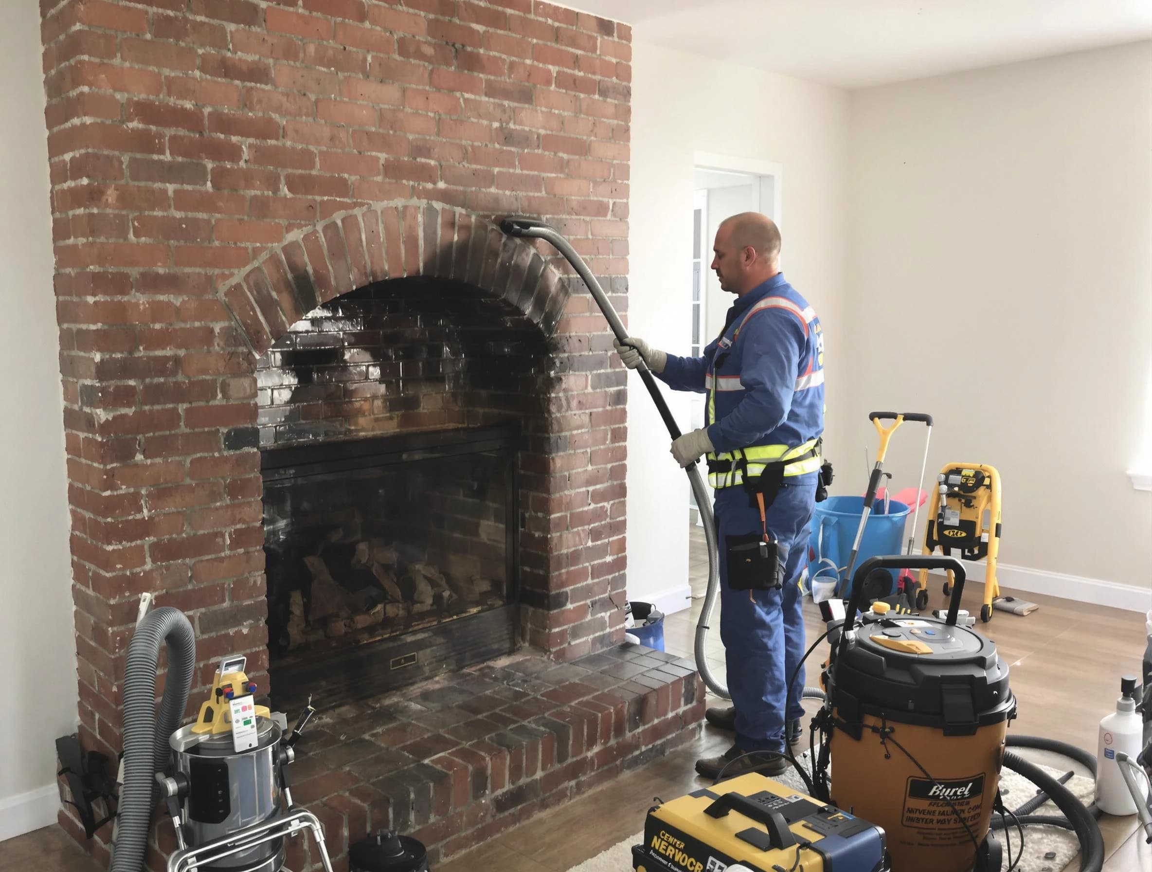 Richland Chimney Sweep expert performing detailed chimney sweep in Richland, PA