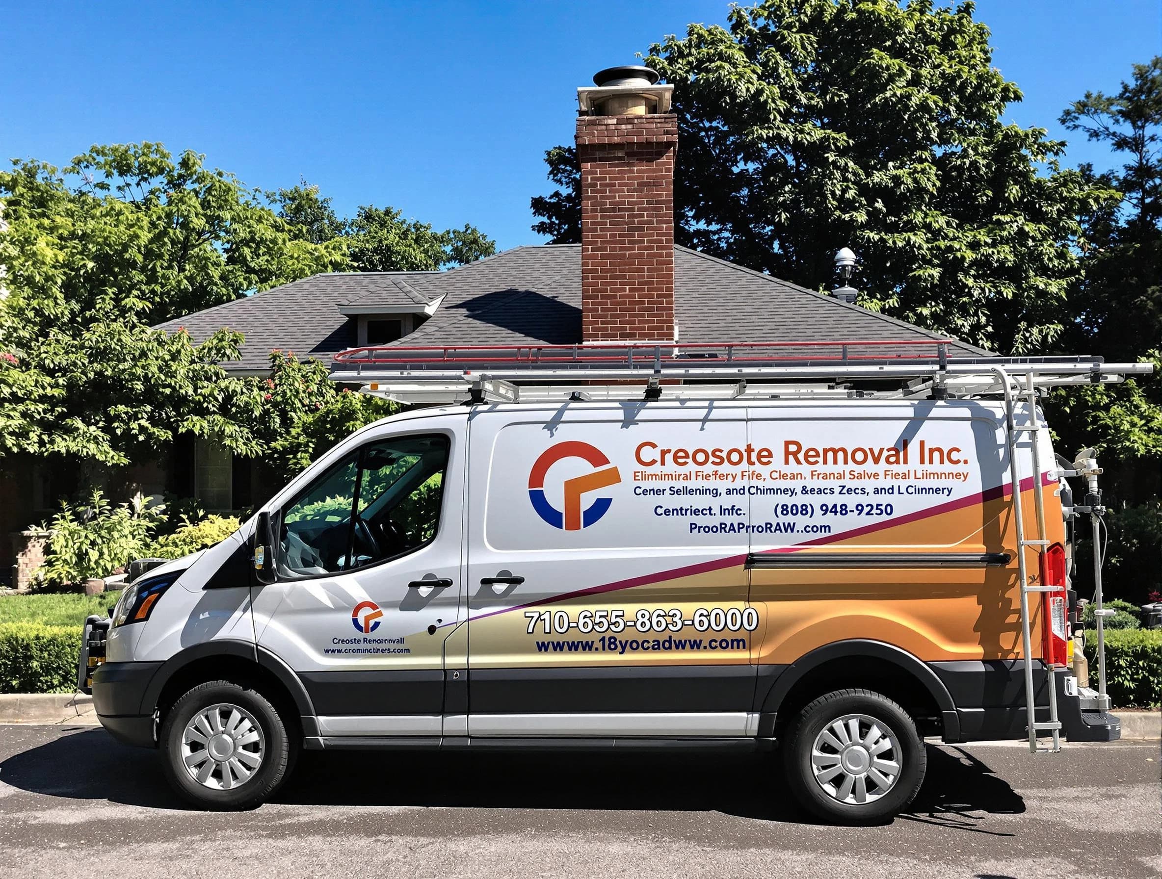 Richland Chimney Sweep technician removing creosote safely in Richland, PA