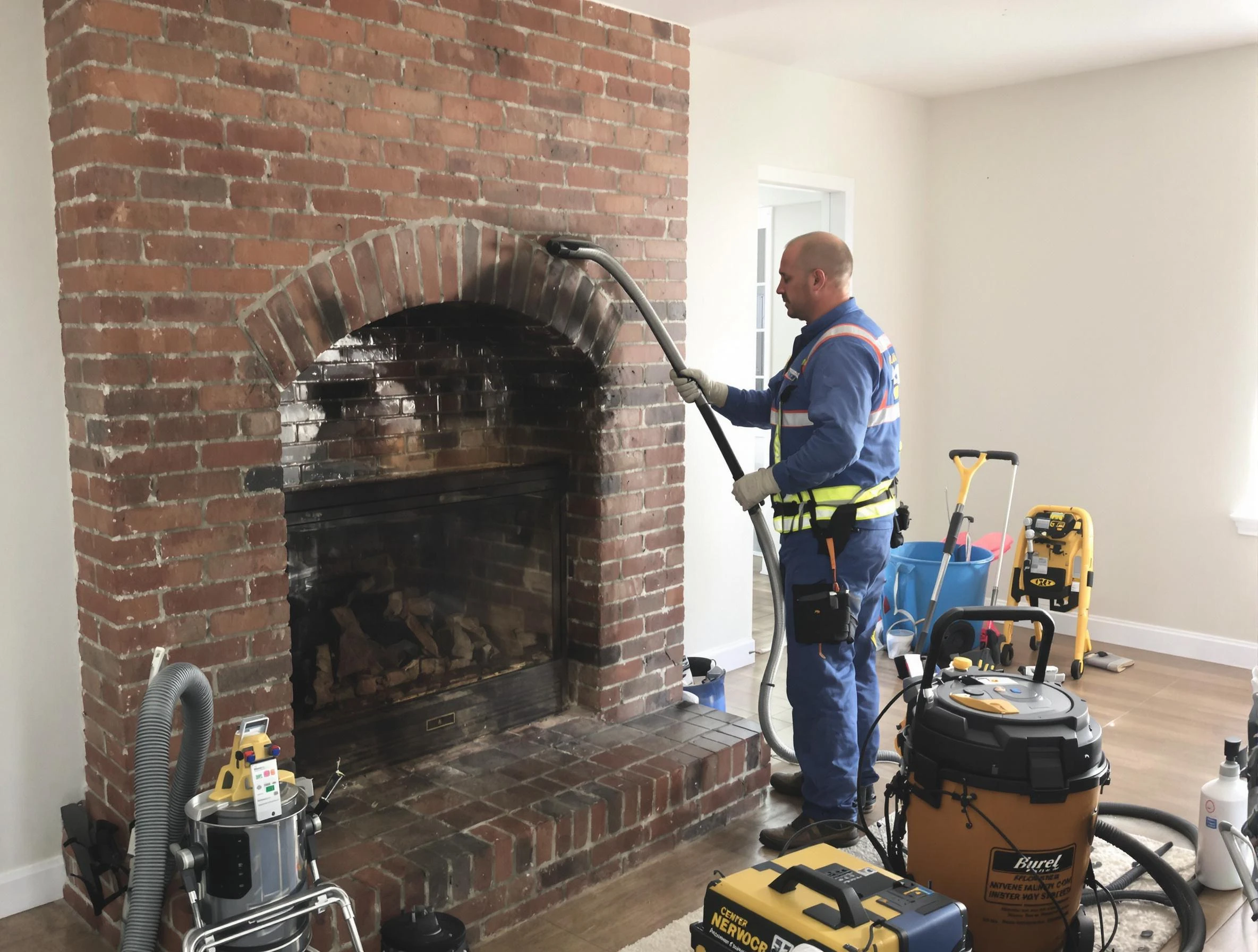 Richland Chimney Sweep expert performing detailed chimney sweep in Richland, PA